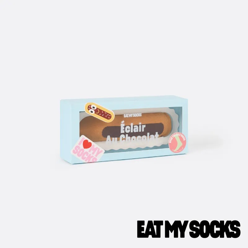 EAT MY SOCKS｜襪子｜甜點系列｜閃電泡芙◉70D036